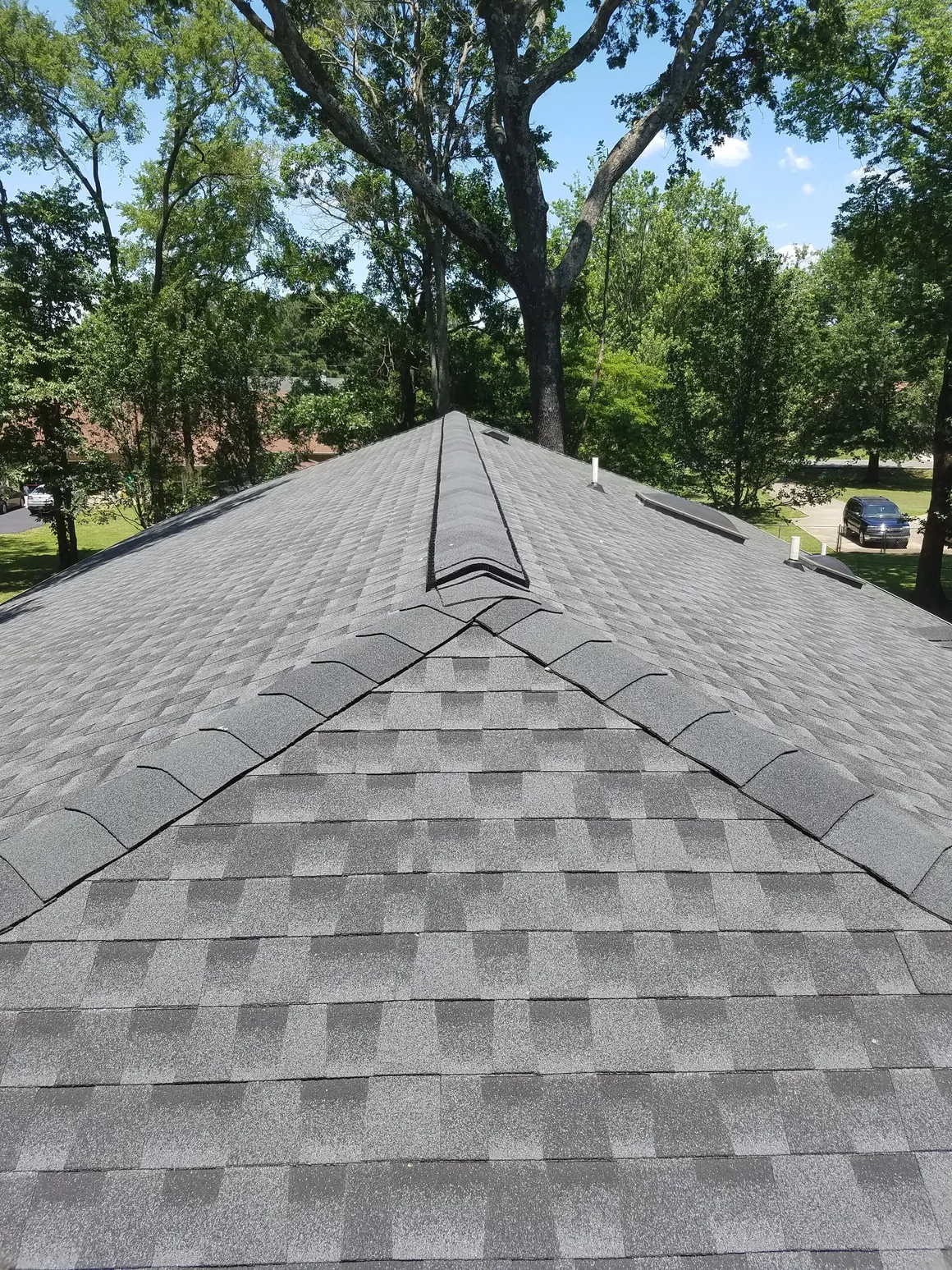 nashville roof repair after photo